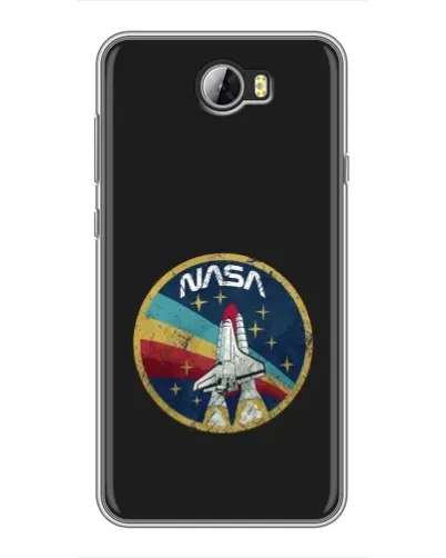 Чехол для Huawei Y5II с картинкой «NASA — эмблема миссии» Чехол для Huawei Y5II с картинкой «NASA — эмблема миссии»