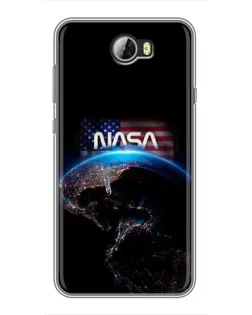 Чохол для Huawei Y5II з картинкою «Земля з космосу NASA» Чохол для Huawei Y5II з картинкою «Земля з космосу NASA»