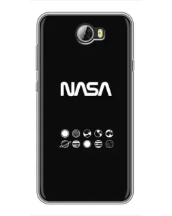 Чохол для Huawei Y5II з картинкою «NASA — технічний принт» Чохол для Huawei Y5II з картинкою «NASA — технічний принт»