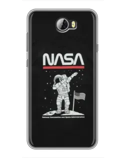 Чохол для Huawei Y5II з картинкою «NASA — крокуємо по Місяцю» Чохол для Huawei Y5II з картинкою «NASA — крокуємо по Місяцю»