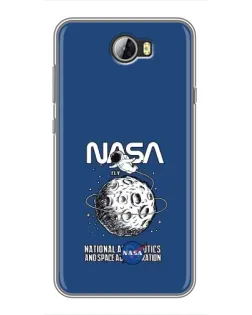 Чохол для Huawei Y5II з картинкою «NASA — місячна місія» Чохол для Huawei Y5II з картинкою «NASA — місячна місія»