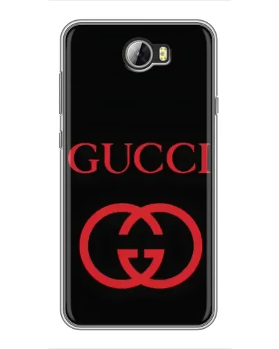Чехол для Huawei Y5II с картинкой «Gucci — красный логотип»