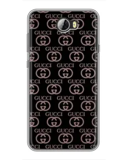 Чехол для Huawei Y5II с картинкой «Классическая монограмма Gucci»