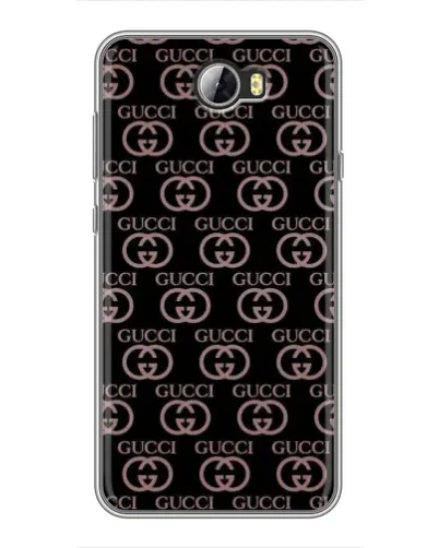 Чехол для Huawei Y5II с картинкой «Классическая монограмма Gucci»
