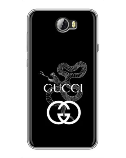 Чехол для Huawei Y5II с картинкой «Gucci — серебряная змея»