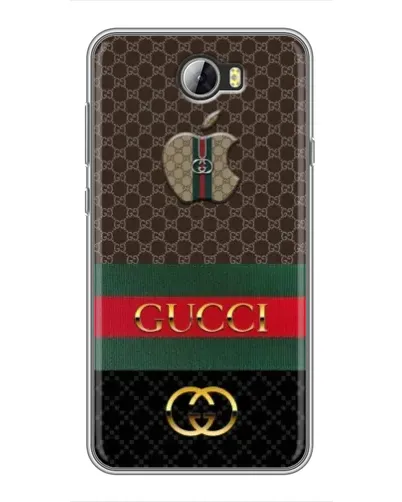 Чехол для Huawei Y5II с картинкой «Gucci — брендированный десерт»
