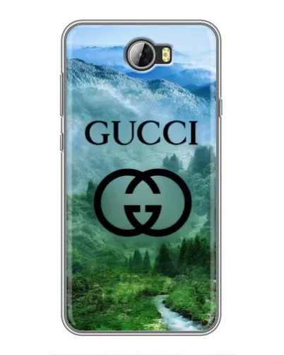 Чехол для Huawei Y5II с картинкой «Gucci — горный пейзаж»