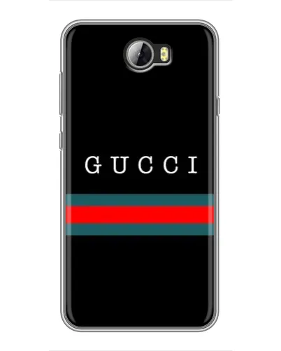 Чехол для Huawei Y5II с картинкой «Gucci — красный пояс»