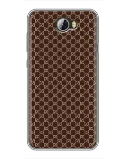 Чехол для Huawei Y5II с картинкой «Gucci — шоколадная сетка»
