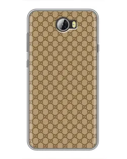 Чехол для Huawei Y5II с картинкой «Gucci — классический беж»