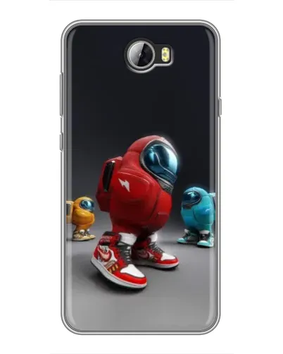 Чехол для Huawei Y5II с картинкой «Among Us — 3D стиль»
