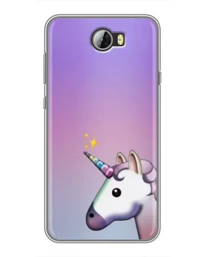 Чехол для Huawei Y5II с картинкой «Единорог градиент»