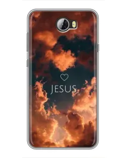 Чехол для Huawei Y5II с картинкой «Сияние Имени Jesus»