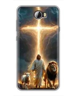 Чехол для Huawei Y5II с картинкой «Лев Иуды и Свет»