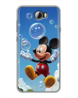 Чехол для Huawei Y5II с картинкой «Mickey и мыльные пузыри» Чехол для Huawei Y5II с картинкой «Mickey и мыльные пузыри»