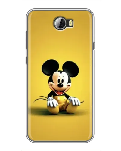 Чехол для Huawei Y5II с картинкой «Микки на желтом»