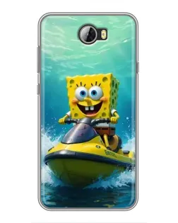 Чохол для Huawei Y5II з картинкою «Спанч Боб на гідроциклі» Чохол для Huawei Y5II з картинкою «Спанч Боб на гідроциклі»