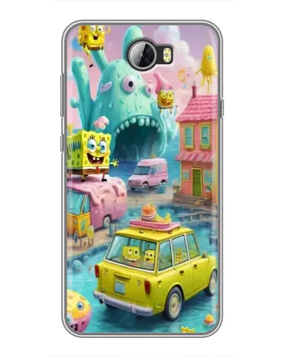 Чехол для Huawei Y5II с картинкой «Монстр-трак приключения»