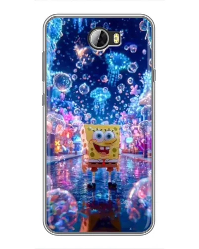 Чехол для Huawei Y5II с картинкой «Неоновый океан»