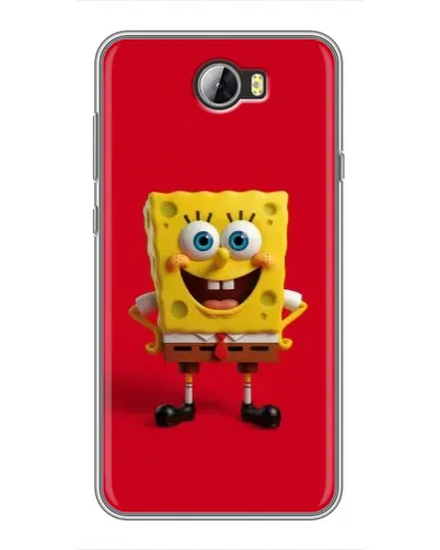 Чехол для Huawei Y5II с картинкой «Спанч Боб на красном»