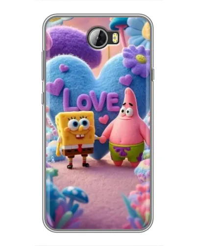 Чехол для Huawei Y5II с картинкой «Губка Боб Патрик»