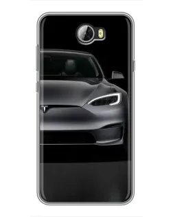 Чохол для Huawei Y5II з картинкою «Tesla Model S Look» Чохол для Huawei Y5II з картинкою «Tesla Model S Look»