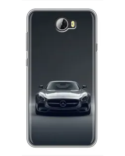 Чехол для Huawei Y5II с картинкой «Mercedes на черном» Чехол для Huawei Y5II с картинкой «Mercedes на черном»