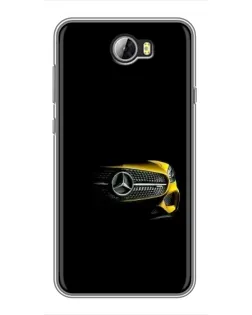 Чехол для Huawei Y5II с картинкой «Mercedes — ретро стиль» Чехол для Huawei Y5II с картинкой «Mercedes — ретро стиль»