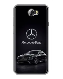 Чехол для Huawei Y5II с картинкой «Mercedes — решетка радиатора» Чехол для Huawei Y5II с картинкой «Mercedes — решетка радиатора»