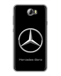 Чехол для Huawei Y5II с картинкой «Mercedes Silver Logo» Чехол для Huawei Y5II с картинкой «Mercedes Silver Logo»