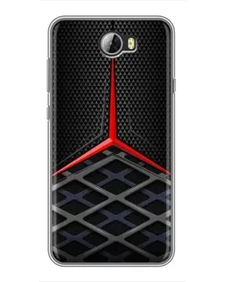 Чехол для Huawei Y5II с картинкой «Mercedes Carbon Grid» Чехол для Huawei Y5II с картинкой «Mercedes Carbon Grid»