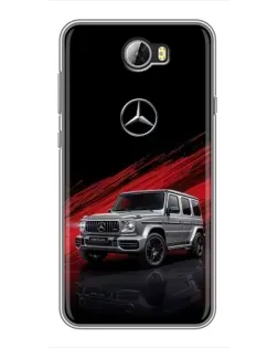 Чехол для Huawei Y5II с картинкой «Mercedes G-Class красный» Чехол для Huawei Y5II с картинкой «Mercedes G-Class красный»