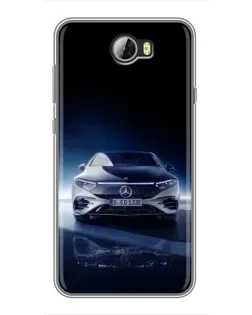 Чехол для Huawei Y5II с картинкой «Ночной Mercedes EQ» Чехол для Huawei Y5II с картинкой «Ночной Mercedes EQ»