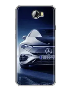 Чехол для Huawei Y5II с картинкой «Mercedes EQ — будущее» Чехол для Huawei Y5II с картинкой «Mercedes EQ — будущее»