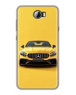 Чехол для Huawei Y5II с картинкой «Желтый Mercedes GT» Чехол для Huawei Y5II с картинкой «Желтый Mercedes GT»