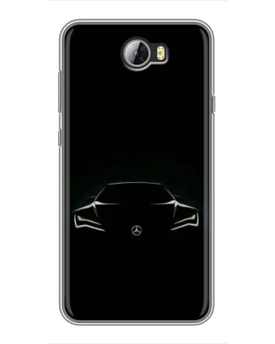 Чехол для Huawei Y5II с картинкой «Mercedes — силуэт авто» Чехол для Huawei Y5II с картинкой «Mercedes — силуэт авто»