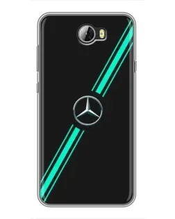 Чехол для Huawei Y5II с картинкой «Спортивные линии Mercedes» Чехол для Huawei Y5II с картинкой «Спортивные линии Mercedes»