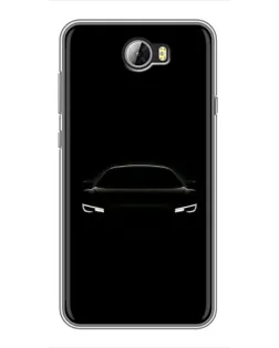 Чехол для Huawei Y5II с картинкой «Взгляд Audi в темноте»