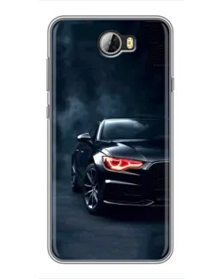 Чехол для Huawei Y5II с картинкой «Audi — хищный взгляд»