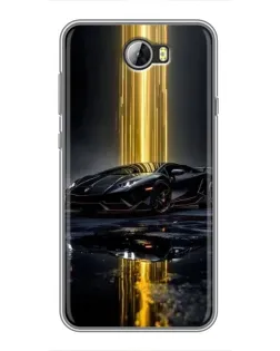 Чехол для Huawei Y5II с картинкой «Ночной Lamborghini драйв» Чехол для Huawei Y5II с картинкой «Ночной Lamborghini драйв»