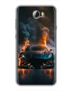 Чехол для Huawei Y5II с картинкой «Lamborghini дымная эстетика» Чехол для Huawei Y5II с картинкой «Lamborghini дымная эстетика»