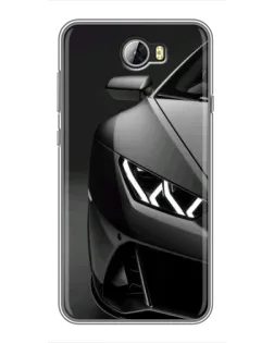 Чехол для Huawei Y5II с картинкой «Lamborghini фары детализация» Чехол для Huawei Y5II с картинкой «Lamborghini фары детализация»