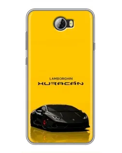 Чехол для Huawei Y5II с картинкой «Lamborghini Huracan черный» Чехол для Huawei Y5II с картинкой «Lamborghini Huracan черный»