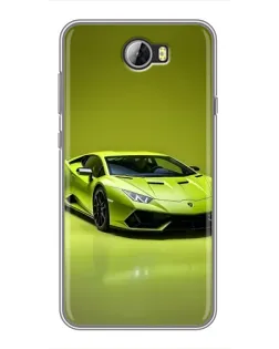Чехол для Huawei Y5II с картинкой «Салатовый Lamborghini Huracan» Чехол для Huawei Y5II с картинкой «Салатовый Lamborghini Huracan»