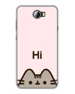 Чохол для Huawei Y5II з картинкою «Пушин каже Hi» Чохол для Huawei Y5II з картинкою «Пушин каже Hi»