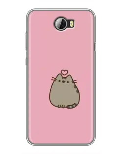 Чохол для Huawei Y5II з картинкою «Pusheen серце» Чохол для Huawei Y5II з картинкою «Pusheen серце»
