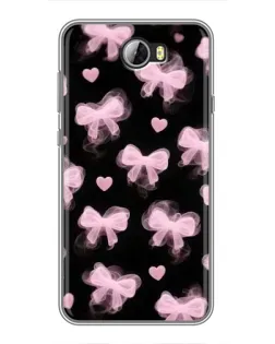 Чехол для Huawei Y5II с картинкой «Геометрия банта»