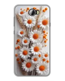Чохол для Huawei Y5II з картинкою «Білі сухоцвіти» Чохол для Huawei Y5II з картинкою «Білі сухоцвіти»