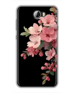 Чохол для Huawei Y5II з картинкою «Рожева гілка сакури» Чохол для Huawei Y5II з картинкою «Рожева гілка сакури»
