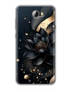 Чохол для Huawei Y5II з картинкою «Чорний лотос» Чохол для Huawei Y5II з картинкою «Чорний лотос»